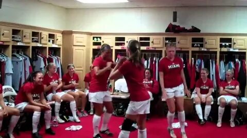 The Girls Relax in the Locker Room Before Austin Peay Game -
