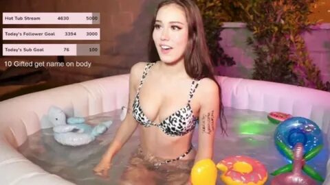Amouranth hot tub live streams: Kaitlyn Siragusa reacts afte