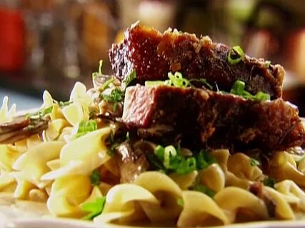 Beef Stroganoff with Buttered Noodles Recipe Food network re