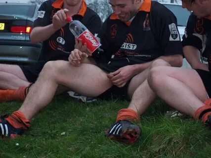 Hot and horny Rugby players like to get naked together