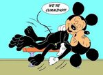 Daisy slams horny Mickey Mouse and takes load of cum - Pichu