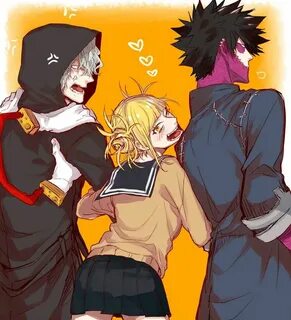 Shigaraki Tomura & Himiko Toga & Dabi Heroe, Chica anime gót