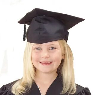 Child Size Black Graduation Cap Preschool graduation, Gradua