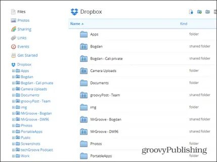 How To Create a Tree Structure for Dropbox in Firefox or Chr