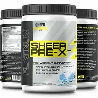 1 Premium Pre Workout Supplement SHEER PREX Platinum Nitric 