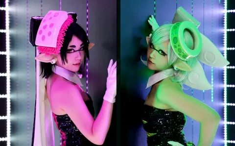 Callie & Marie cosplays by #00_yaduki #Splatoon #SquidSister