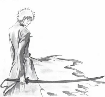 Ichigo Bankai by Wackurhment0 on deviantART Bleach drawing, 