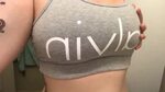 My huge boobs squeezed in a sports bra OC - Porn Gif with so
