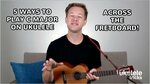 5 Different Ways to Play a C Major Chord Across the Ukulele 