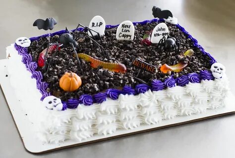 Easy Halloween Sheet Cake Decorating Ideas - cakeboxing.com