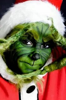 The Grinch Face Paint Kids face paint, Face art, Body painti