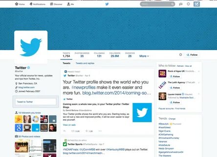 STL Web Design Co ar Twitter: "Twitter’s New Profile Pages R