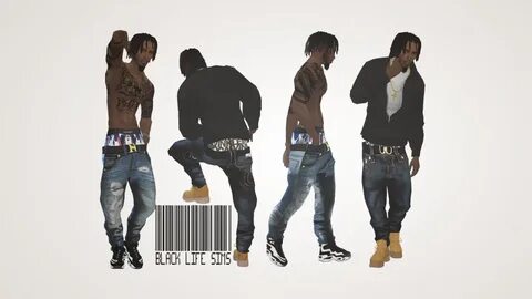Sims 4 Male Baggy Jeans - Floss Papers