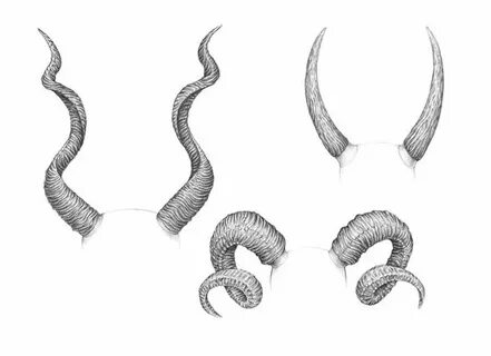 How to Draw Horns Design Psdtuts Demon drawings, Horns, Horn