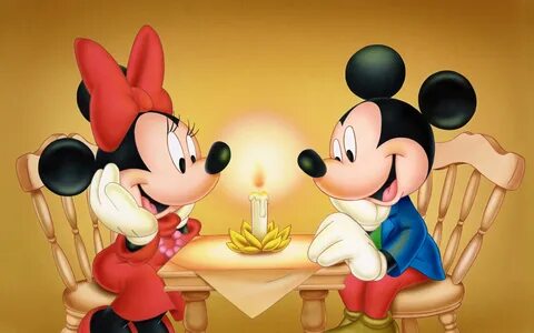 Mickey And Minnie Mouse Loving Meeting Disney Pictures Photo