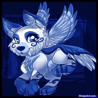 Anime Wolf Drawings With Wings