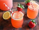 Sparkling Strawberry-Basil Lemonade
