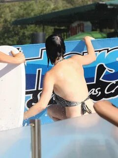 KATY PERRY Bikini Bottoms Fall Down at the Water Park in San