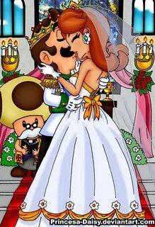 Luigi and Daisy - Royal wedding Luigi and daisy, Super mario