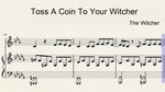 The Witcher Toss A Coin To Your Witcher Clarinet Sheet Music