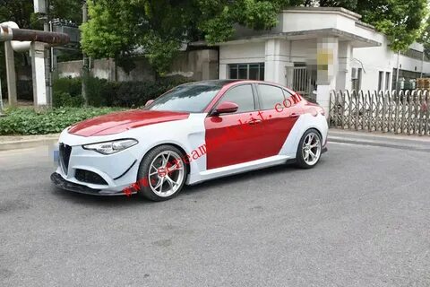 Alfa Romeo giulia wide body kit front bumper fenders front l