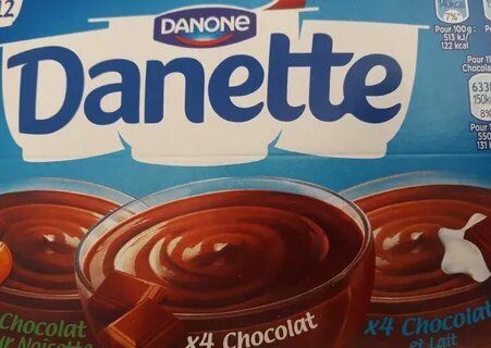 Danette chocolat - Danone - x12