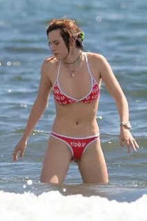 Bella Thorne in Bikini on the beach in Hawaii GotCeleb