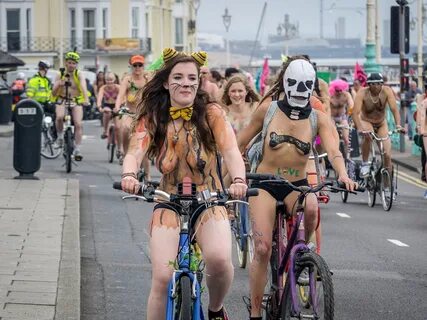 O percurso - Brighton Naked Bike Ride 2015