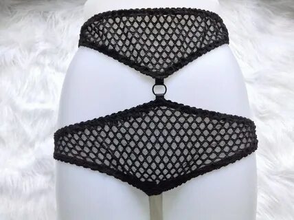 Black Mesh Panties Cut Out Panties Sheer Panties Sexy Etsy