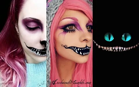 Cheshire Cat Makeup Tutorial Halloween Gaestutorial