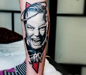 James Hetfield tattoo by Barbara Kiczek Photo 15391