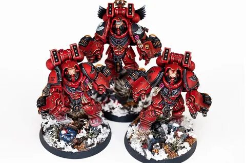 Showcase: Blood Angels Primaris Aggressors by Forest " Tale 
