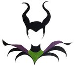 Maleficent - Cartoon - (1346x1200) Png Clipart Download