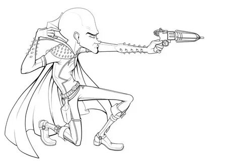 Megamind Shooting Coloring Pages - Coloring Cool
