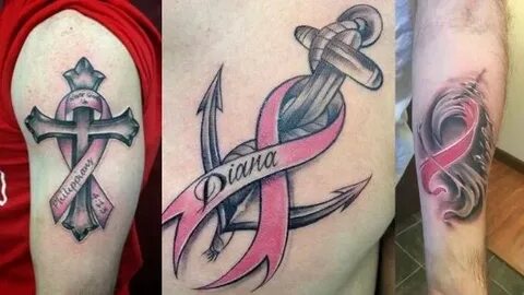 Breast Cancer Ribbon Tattoos for Men 2022