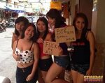 Photo Special: Thai Hookers With Funny & Filthy Signs - Stic