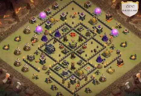 10 Best TH9 War Base Links 2022 (New Anti 3 Stars) - COC Bas