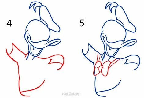 How to Draw Donald Duck (Step by Step Pictures)