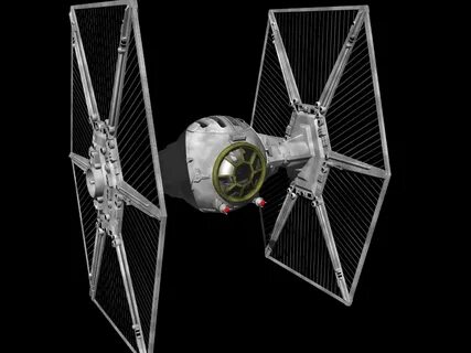 Космолет "TIE Fighter" из звездных войн по схеме Philip Schu