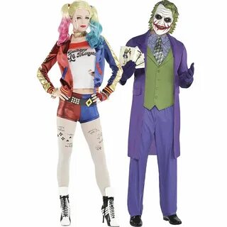 Adult Property of Joker Harley Quinn & Joker Couples Costume