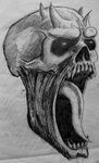 Devil Skull Drawings - Wallpaper Gallery