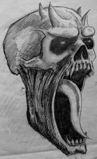 How To Draw Skulls Demon - Wallpaper Gallery