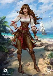 ArtStation - Ultimate Pirates , Grafit Studio Pirate woman, 