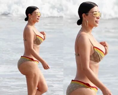 Сколько стоят очки Ким Кардашьян и новые фото звезды в бикин