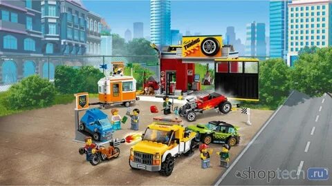 Конструктор LEGO City 60258 Тюнинг-мастерская за 10490.00 р.