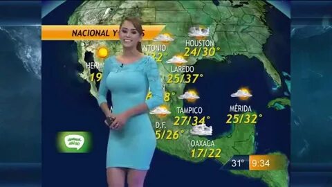 Yanet Garcia, Sexy Weather Reporter from Mexico - YouTube