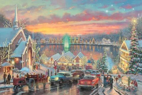 Thomas Kinkade Christmas Wallpaper (63+ images)