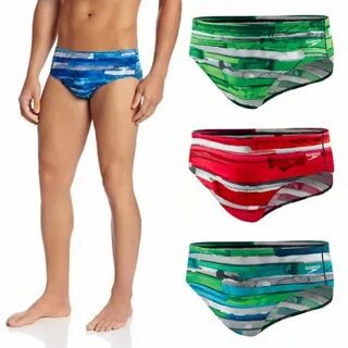 Speedo Men's Color Stroke Brief Swimsuit - Ly Sports