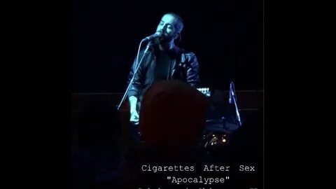 Cigarettes After Sex - NEW song "Apocalypse" (taken @ Schuba