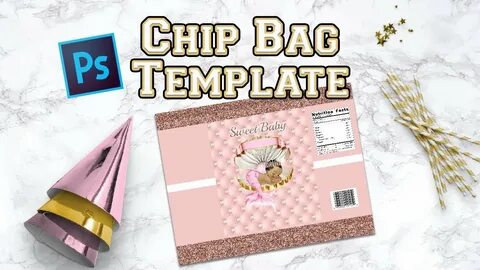 How to make a Chip Bag Template in Photoshop - YouTube